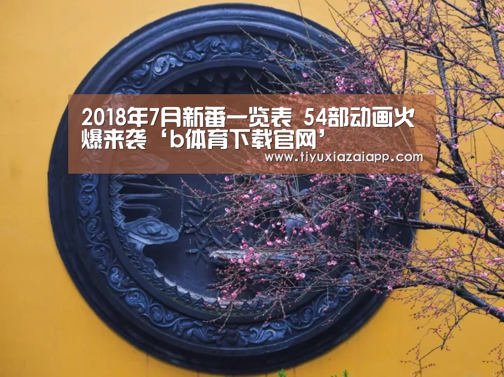 2018年7月新番一览表 54部动画火爆来袭‘b体育下载官网’(图1) b体育下载