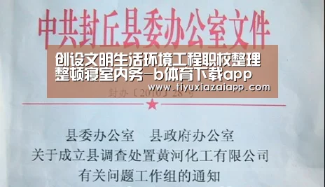 创设文明生活环境工程职校整理整顿寝室内务-b体育下载app(图2) bb体育官网下载